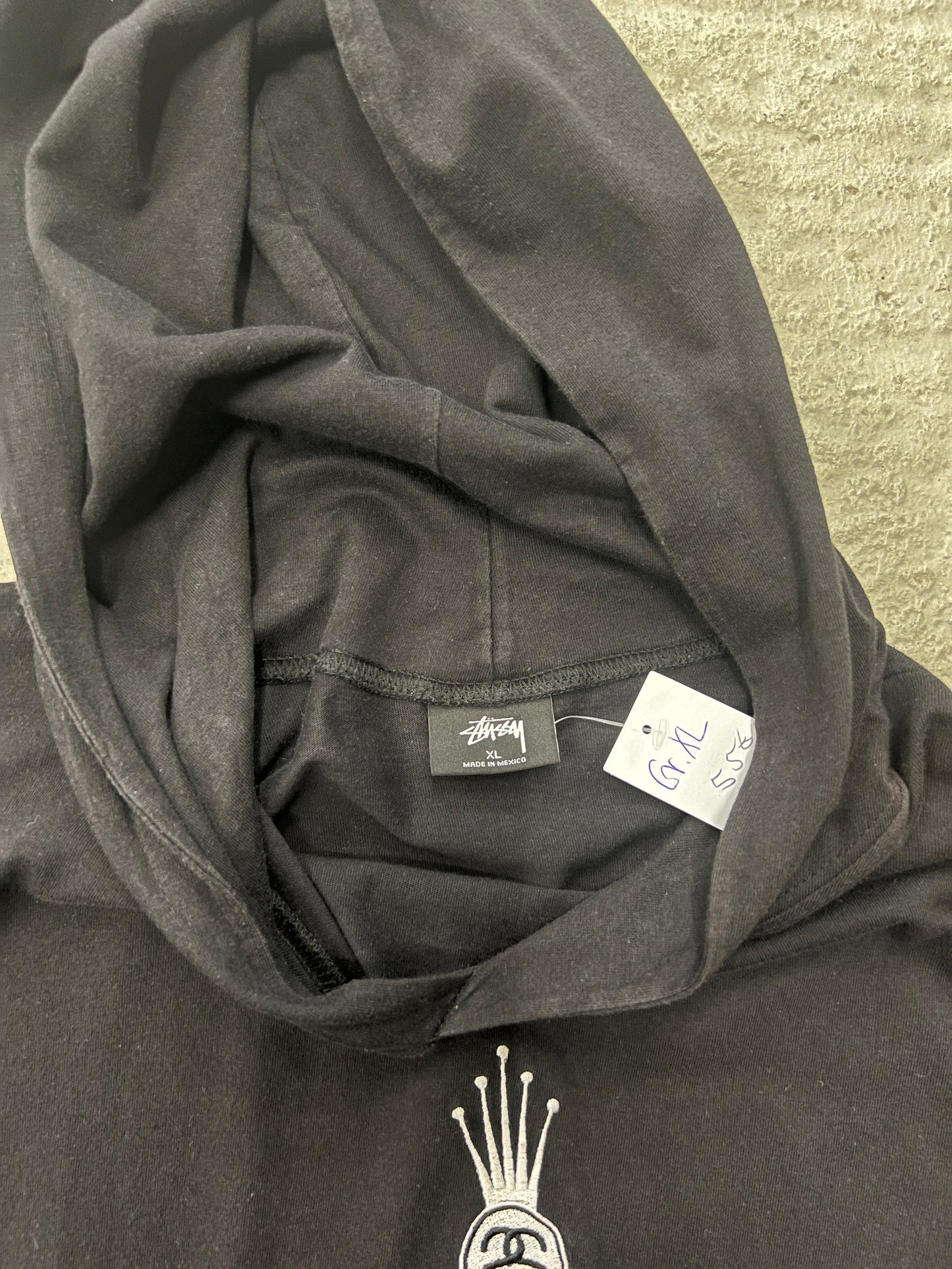 Stüssy Hoodie Longsleeve Gr. XL