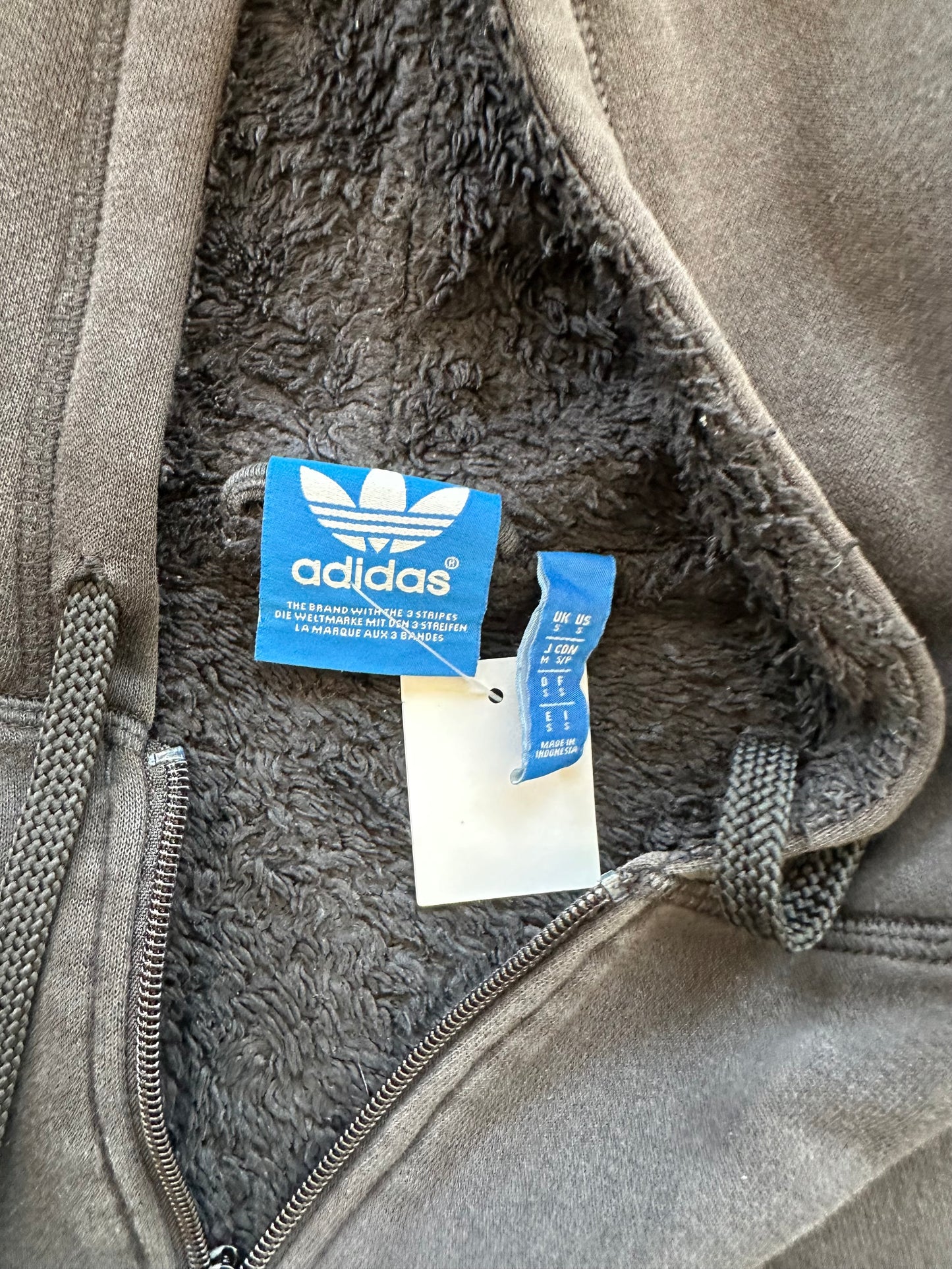 Adidas Hoodie mit Fellfütterung Gr. S